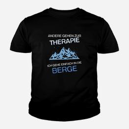 Bergliebhaber Therapieersatz Kinder Tshirt, Spruch Wandern Berge - Seseable