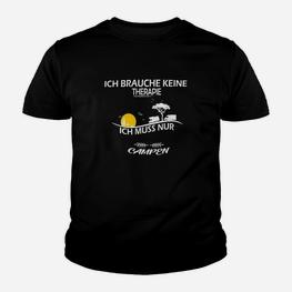 Camping-Therapie Lustiges Kinder Tshirt für Outdoor-Fans - Seseable