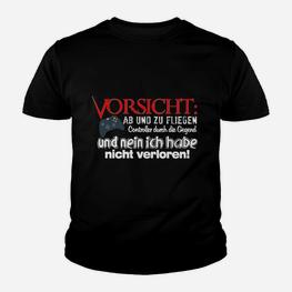 Drone Pilot Humor Kinder Tshirt, Lustiges Drohnenflieger Design - Seseable