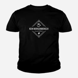 Exklusives Morgenmensch Kinder T-Shirt - Seseable