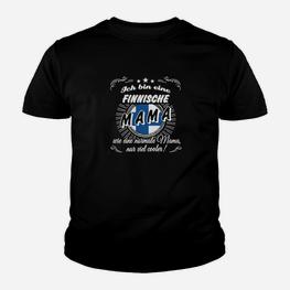 Finnische Mama Stolz Kinder Tshirt, Lustige Tee für Muttertag - Seseable