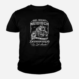 Herren Biker-Kinder Tshirt Nicht neidisch weil ich mit 60 gut aussehe, Motorrad Design - Seseable
