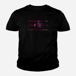 Herren Kinder Tshirt Schwarz mit Herzfrequenz Musiker Grafik - Seseable