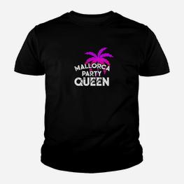 Mallorca Party Queen Urlaub Kinder T-Shirt - Seseable