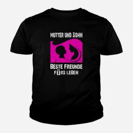 Mutter Sohn BFF fürs Leben Kinder Tshirt, Beste Freunde Familie Tee - Seseable