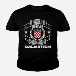 Therapie-Ersatz Dalmatien Fan-Kinder Tshirt, Lustiges Hunde-Liebhaber Tee - Seseable