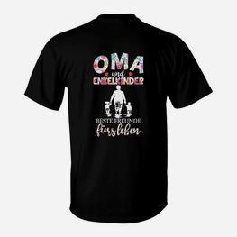 Oma Und Enkelkinder Beste Freunde T-Shirt - Seseable