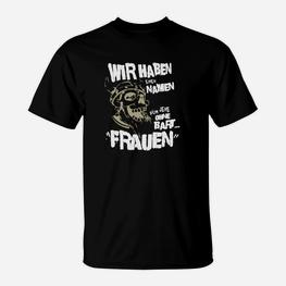 Lustiges Herren T-Shirt Gras Namen Geheim in Schwarz, Witzige Sprüche - Seseable