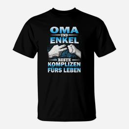 Oma und Enkel T-Shirt, Beste Komplizen Lebenslang - Seseable