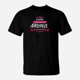 Superhelden Mama Muttertags T-Shirt - Seseable