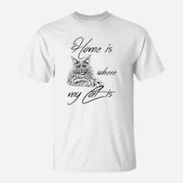 Exklusives Zuhause Ist Wo T-Shirt - Seseable