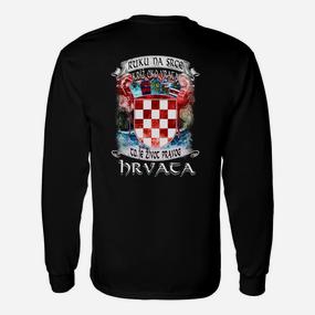 Ruku Na Srce Hrvata Kroatien Langarmshirts - Seseable De