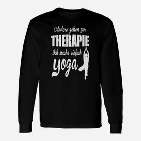 Therapie Ich Mache Einfach Yoga Langarmshirts - Seseable De