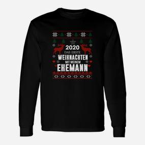 Weihnachts-Langarmshirts Herren, Erstes Weihnachten mit Ehemann 2020, Ugly Sweater Design - Seseable De