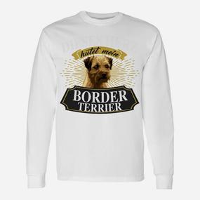 Border Terrier Liebhaber Langarmshirts: Dieser Kerl liebt seinen Hund - Seseable De