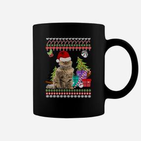 Festliches Katzen Weihnachts Tassen, Ugly Sweater Design - Seseable De