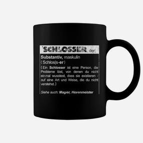 Lustiges Schlosser Definition Tassen – Perfekt für Handwerker - Seseable De
