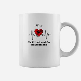 Hundeherz Tassen für Pitbull Liebhaber, Tierfreunde Tee in Deutschland - Seseable De