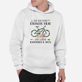 Radfahren Einfache Frau -20 Hoodie - Seseable De