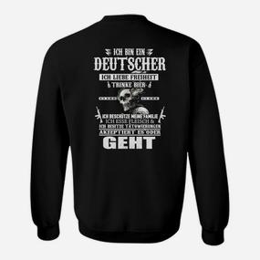 Deutscher Stolz Sweatshirt: Freiheit und Bier Motiv, Patriotisch - Seseable De