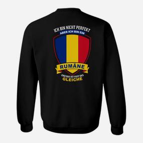 Lustiges Rumänien Stolz Sweatshirt - Nicht perfekt, aber Rumäne - Seseable De