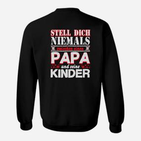 Papa und Kinder Sweatshirt, Schwarzes Tee mit Spruch - Seseable De