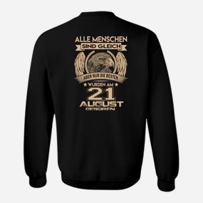 Personalisiertes Adler Geburtstags-Sweatshirt für den 21. August - Seseable De