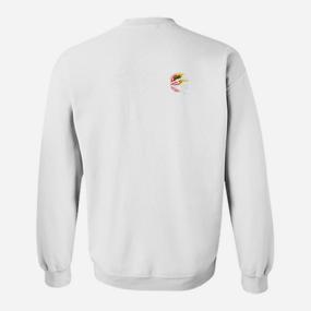 Herren Basic Weißes Sweatshirt mit Logo-Druck Hinten, Trendiges Design - Seseable De