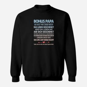 Bonus Papa Sweatshirt, Lustiges Stiefvater-Design - Seseable De