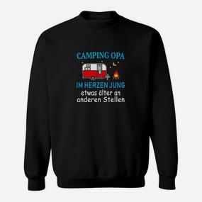 Camping Opa Im Herzen Jung Sweatshirt - Seseable De