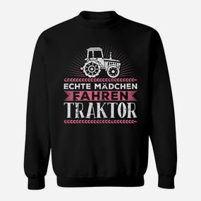 Damen Echte Mdchen Fahren Traktor Treck Sweatshirt - Seseable De
