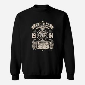 Geburt von Legenden 1984 Sweatshirt, Vintage Design für Jahrgang 1984 - Seseable De