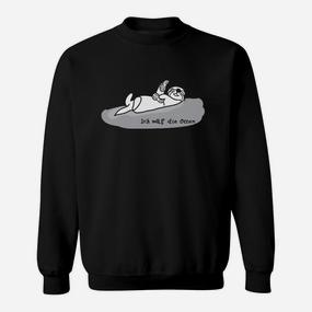 König des Ozeans Sweatshirt, Schwarzes mit Seelöwen-Design - Seseable De