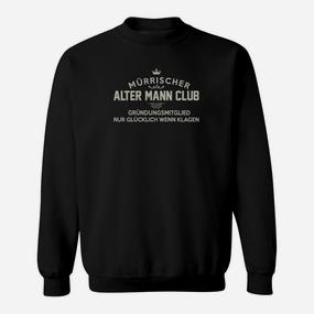 Mürrischer Alter Mann Club Sweatshirt - Seseable De