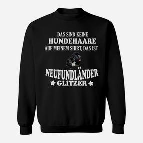 Neufundländer Glitzer-Hundehaar Lustiges Sweatshirt, Witziges Haustier-Oberteil - Seseable De