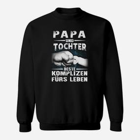Papa und Tochter Beste Komplizen Sweatshirt, Schwarzes Familien Tee - Seseable De