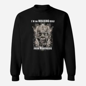 Schwarzes Zombie-Fan-Sweatshirt Walking Dead aus Nürnberg - Seseable De