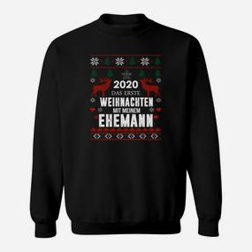 Weihnachts-Sweatshirt 2020, Erstes Weihnachten mit Ehemann, Festliches Paar - Seseable De