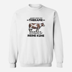 Andere Gehen Zur Therapie Cow Sweatshirt - Seseable De