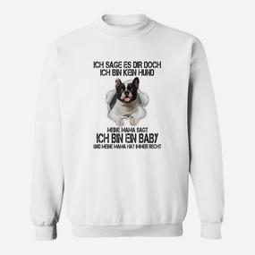 Französische Bulldogge Sweatshirt, Ich Bin Kein Hund Design für Fans - Seseable De