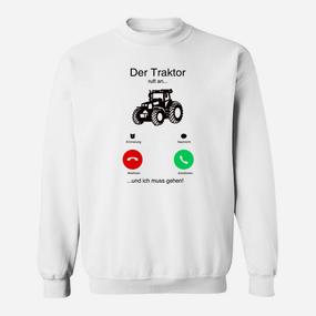 Traktor ruft lustiges Sweatshirt, Telefon-Witz für Landwirte - Seseable De