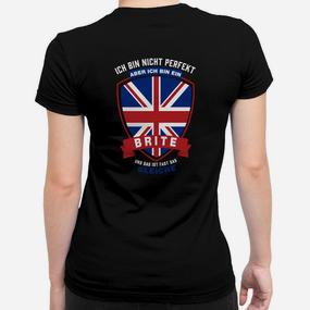 Ich bin nicht perfekt aber ein Brite Frauen Tshirt, Stolz mit UK-Flagge - Seseable De
