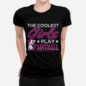 Begrenzte Coolste Mädchen Paintball Frauen T-Shirt - Seseable De