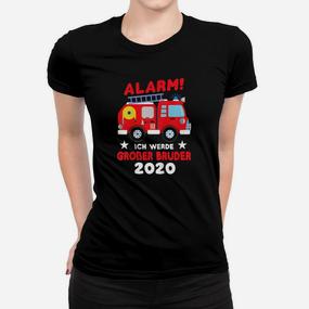Kinder Ich Werde Großer Bruder 2020 Feuerwehrauto Baby Geburt Frauen T-Shirt - Seseable De