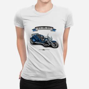 Live To Ride  Ride To Live Frauen T-Shirt - Seseable De