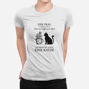Sie Brauent Uch Ein Katze Frauen T-Shirt - Seseable De
