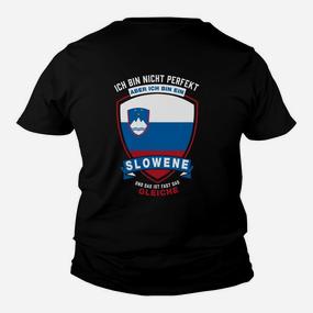 Haupttitel: Patriotisches Slowenien Kinder Tshirt - Nicht perfekt, aber Slowene - Seseable De