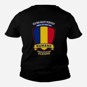 Lustiges Rumänien Stolz Kinder Tshirt - Nicht perfekt, aber Rumäne - Seseable De