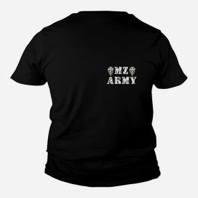 MZ Army Schwarzes Kinder Tshirt, Fan Mode für Musikliebhaber - Seseable De