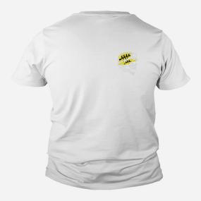 Herren Basic Weißes Kinder Tshirt mit Logo-Design Hinten - Seseable De